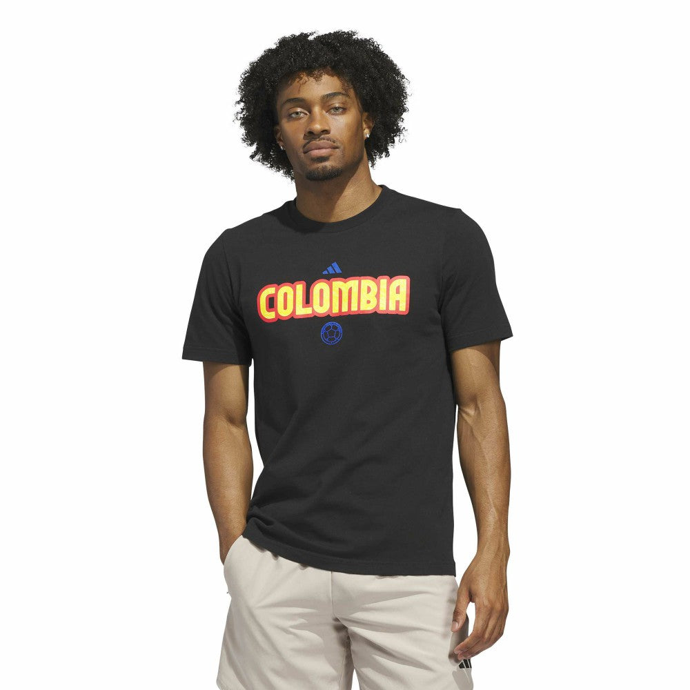 Colombia National Team Jersey Hook T-Shirt Black - Adidas for sale