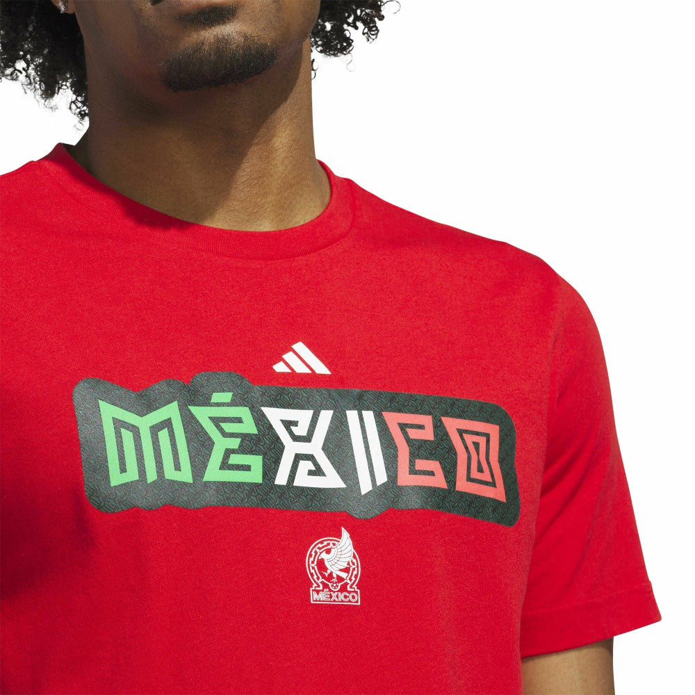 Mexico National Team Jersey Hook T-Shirt Red - Adidas on sale