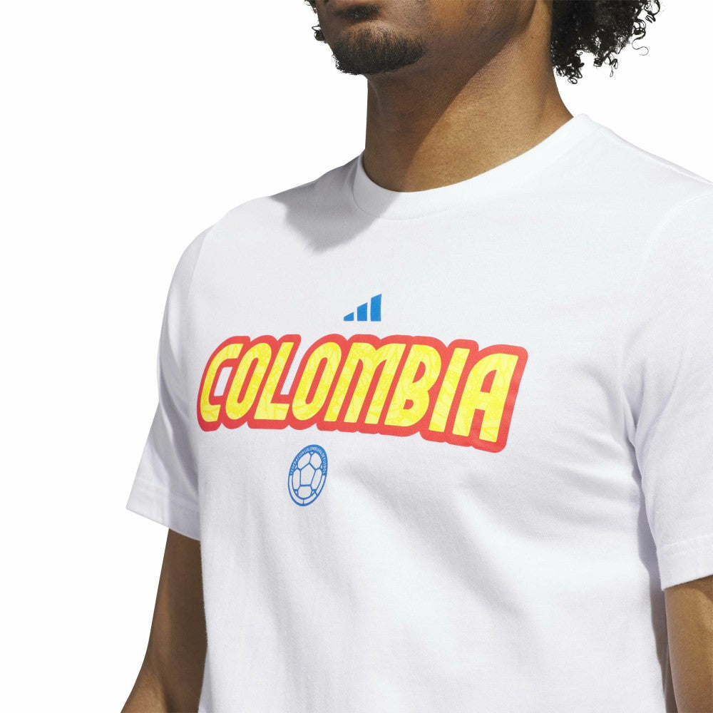 Colombia National Team Jersey Hook T-Shirt White - Adidas sale