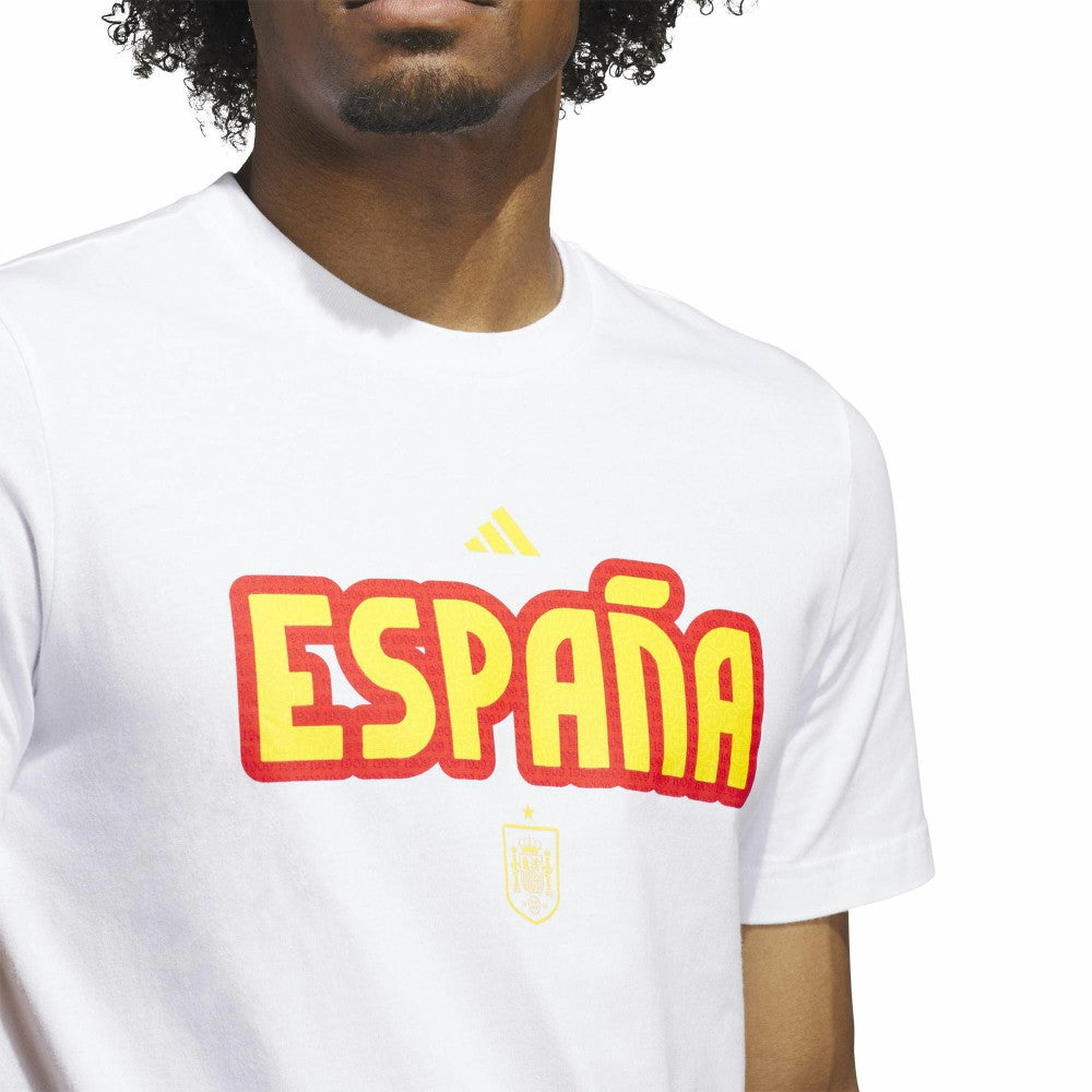 Spain National Team Jersey Hook T-Shirt White - Adidas online
