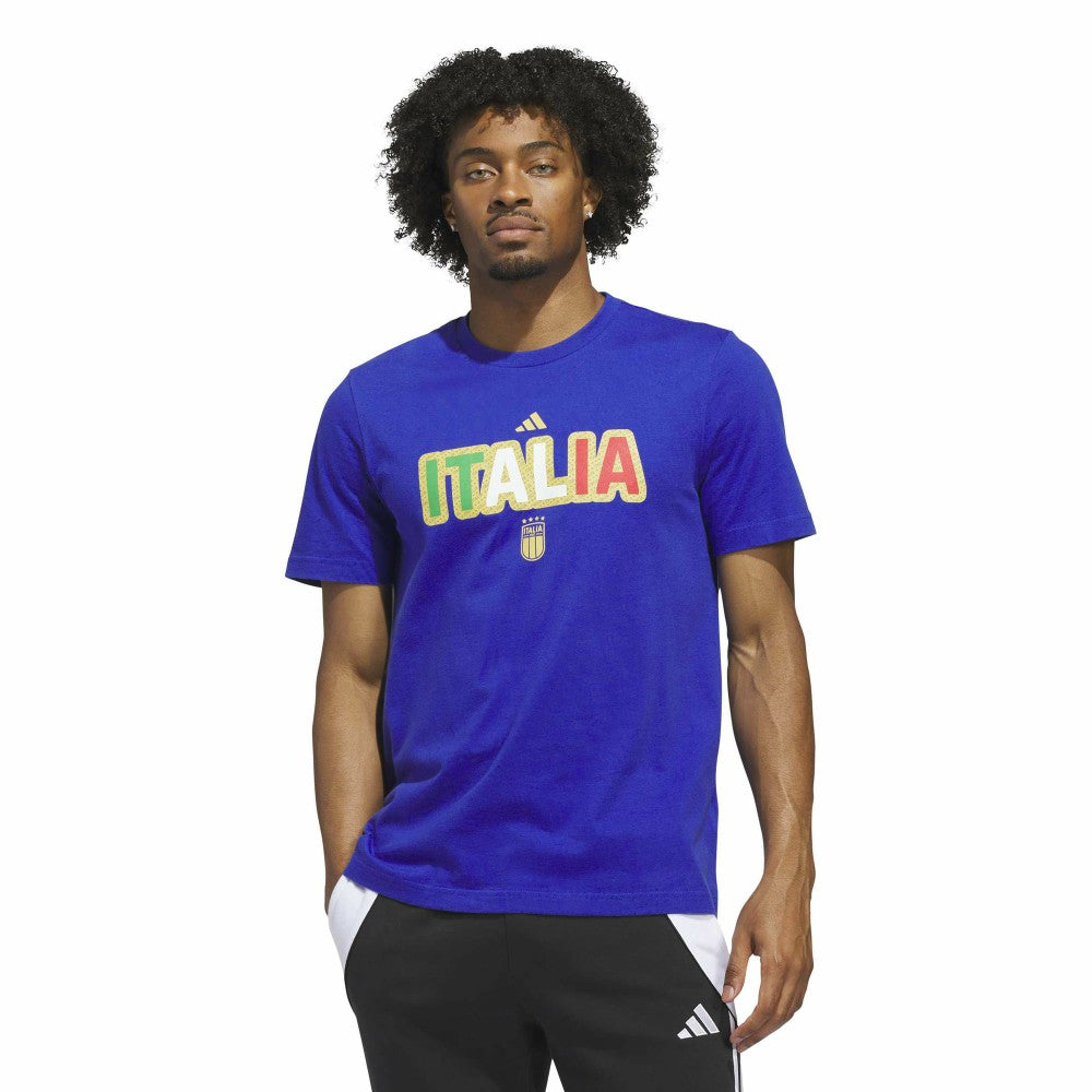 Italy National Team Jersey Hook T-Shirt Blue - Adidas online