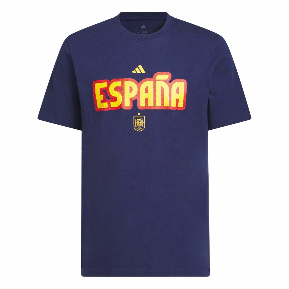 Spain National Team Jersey Hook T-Shirt Navy - Adidas on sale