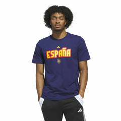 Spain National Team Jersey Hook T-Shirt Navy - Adidas on sale