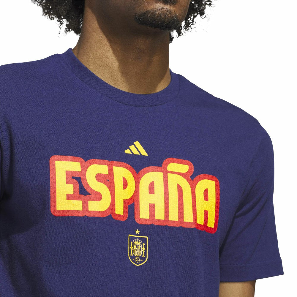 Spain National Team Jersey Hook T-Shirt Navy - Adidas on sale