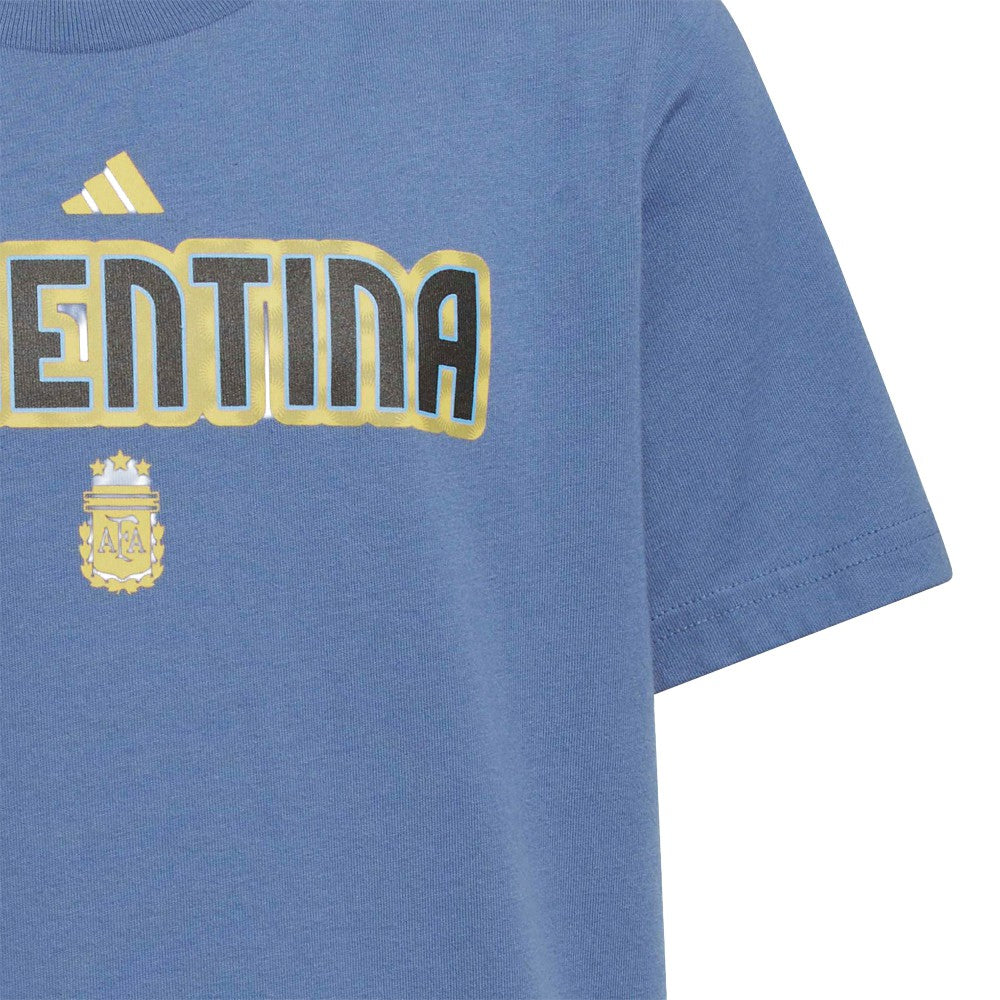 Argentina National Team Youth Jersey Hook T-Shirt Blue - Adidas cheap