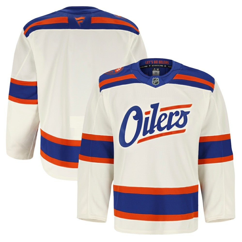 Edmonton Oilers Fanatics Alternate Authentic Pro Jersey - Light Beige | US 203134953