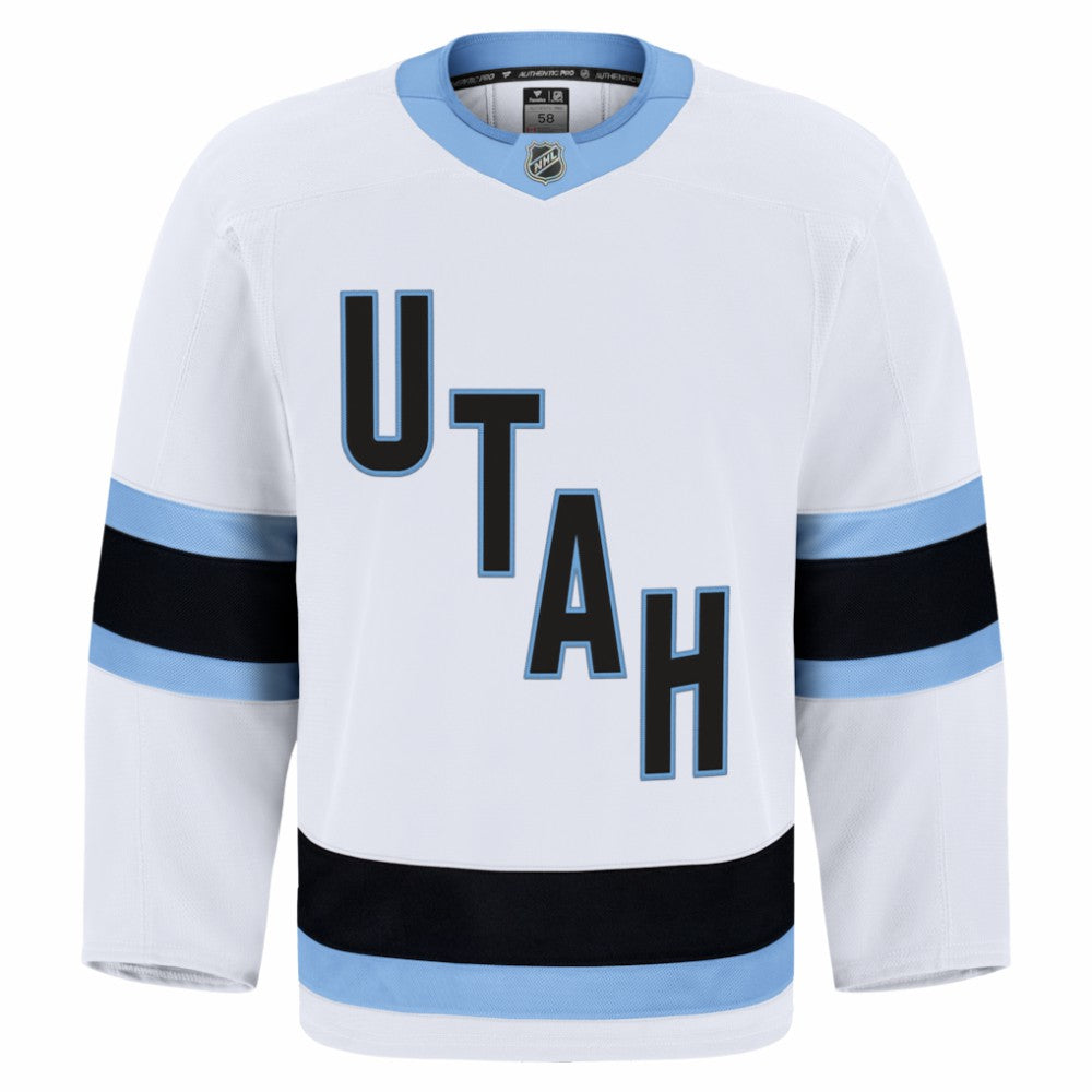 Utah Mammoth Fanatics Away Authentic Pro Jersey - White | US 203134960