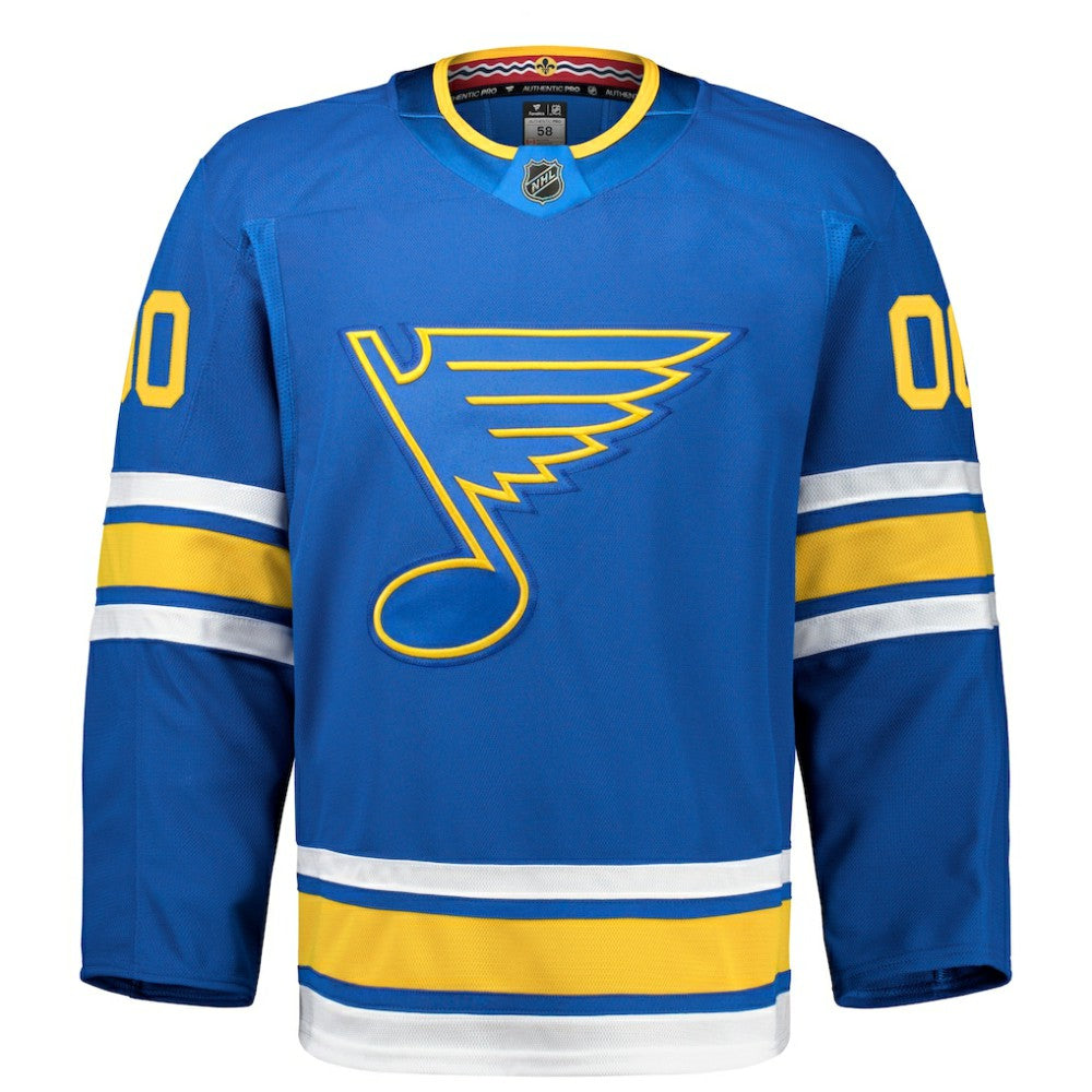 St. Louis Blues Fanatics Home Authentic Pro Custom Jersey - Blue | US 203134967