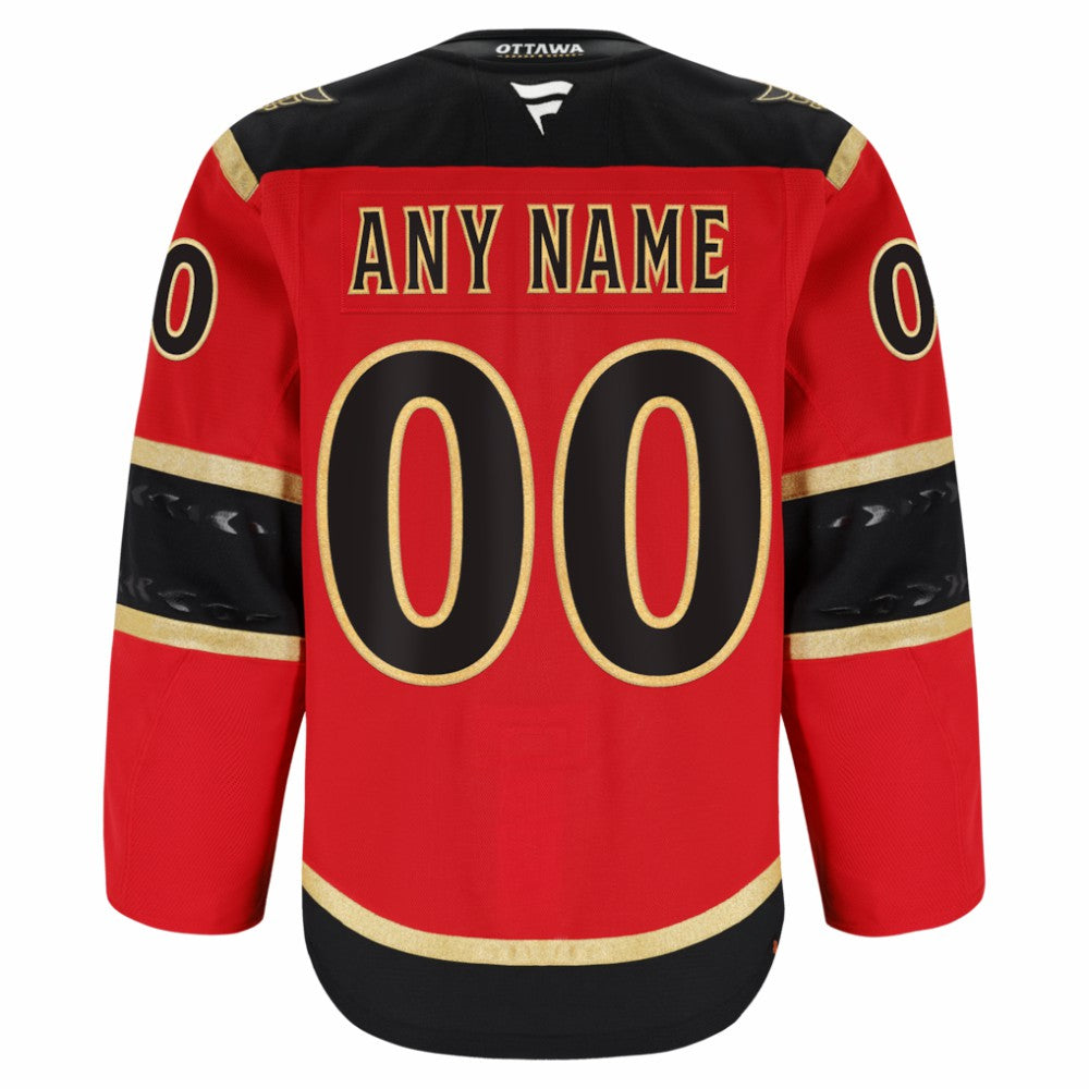 Ottawa Senators Fanatics Alternate Authentic Pro Custom Jersey - Red | US 203134980