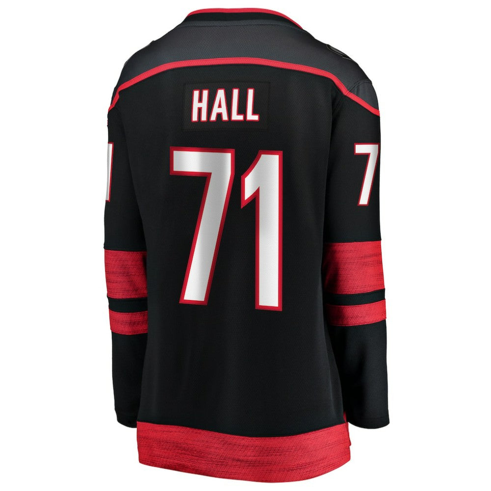 Taylor Hall Carolina Hurricanes Fanatics Women's Home Breakaway Player Jersey - Black | US 203135888