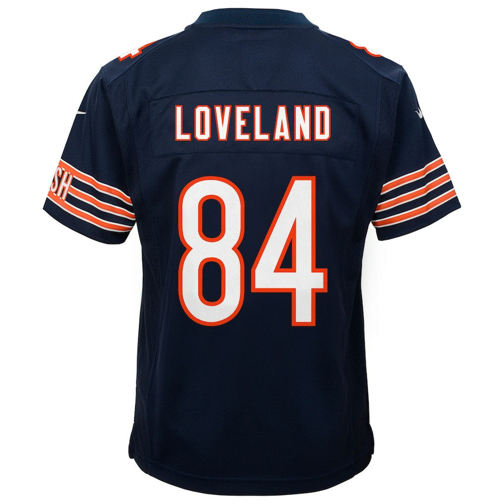 Colston Loveland Chicago Bears Youth Game Jersey - Navy Jerseys