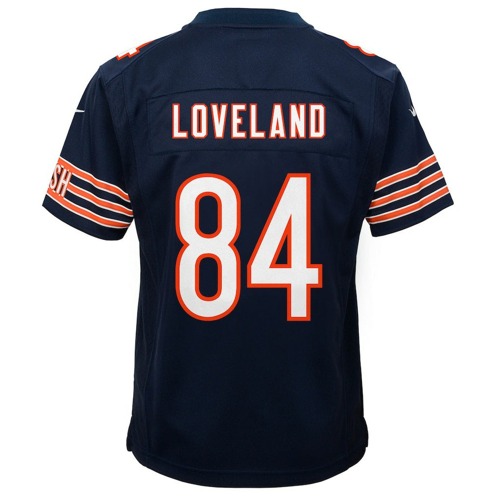 Colston Loveland Chicago Bears Youth Game Jersey - Navy Jerseys