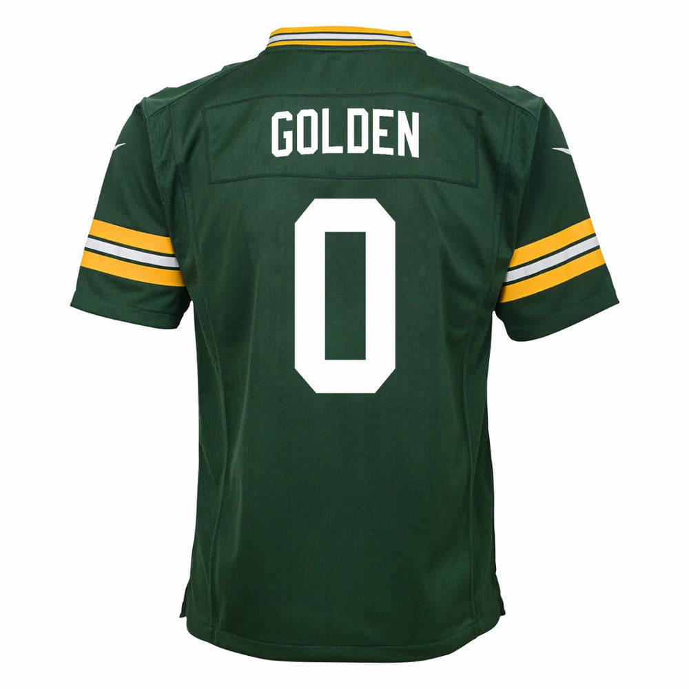 Matthew Golden Green Bay Packers Youth Team Game Jersey - Green Jerseys