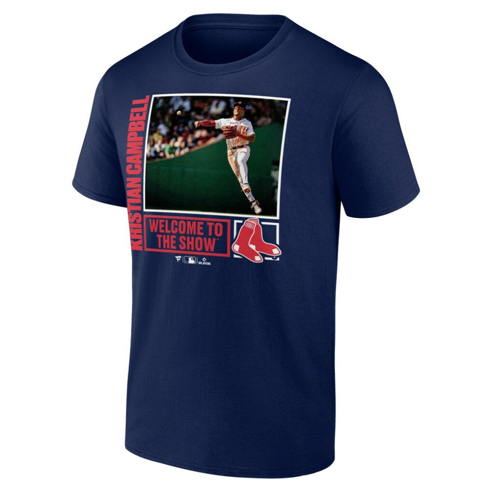 Kristian Campbell Boston Red Sox Player Call-Up T-Shirt - Navy T-shirts