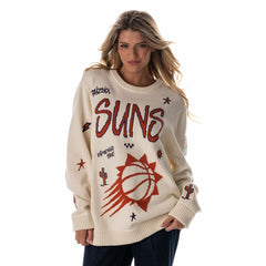 Phoenix Suns The Wild Collective Unisex 2025/26 City Edition Jacquard Sweater Cream outlet