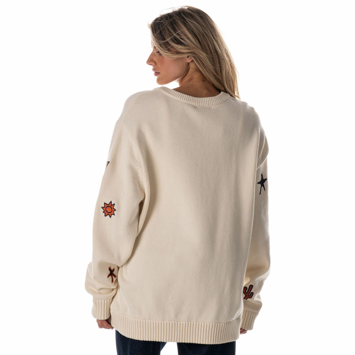 Phoenix Suns The Wild Collective Unisex 2025/26 City Edition Jacquard Sweater Cream outlet