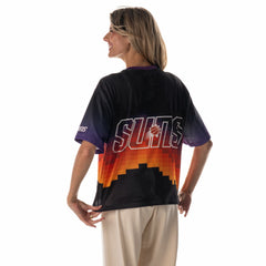 Phoenix Suns The Wild Collective Unisex 2025/26 City Edition Boxy Mesh T-Shirt Black