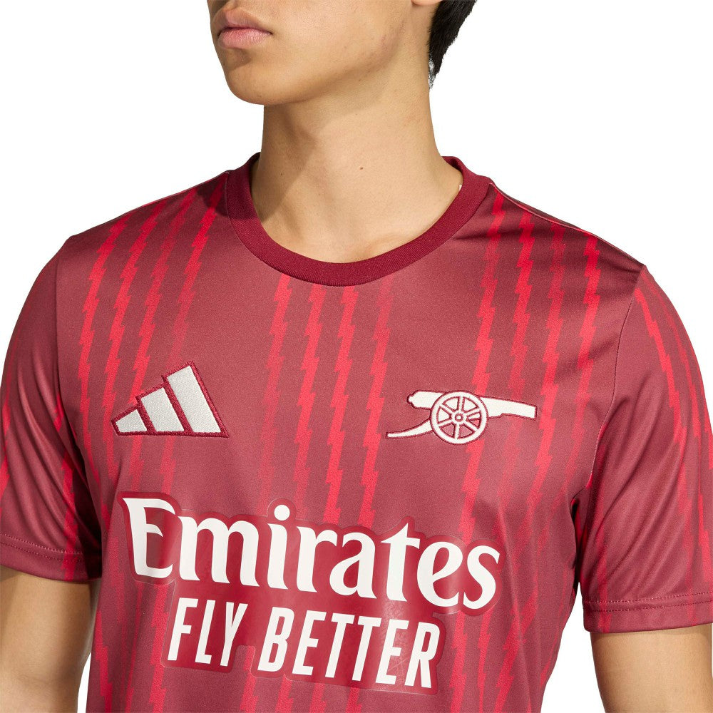 Arsenal 2025/26 Pre-Match Training Jersey Red - Adidas sale