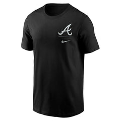 Atlanta Braves Nike  Bar Loading T-Shirt - Black T-shirts