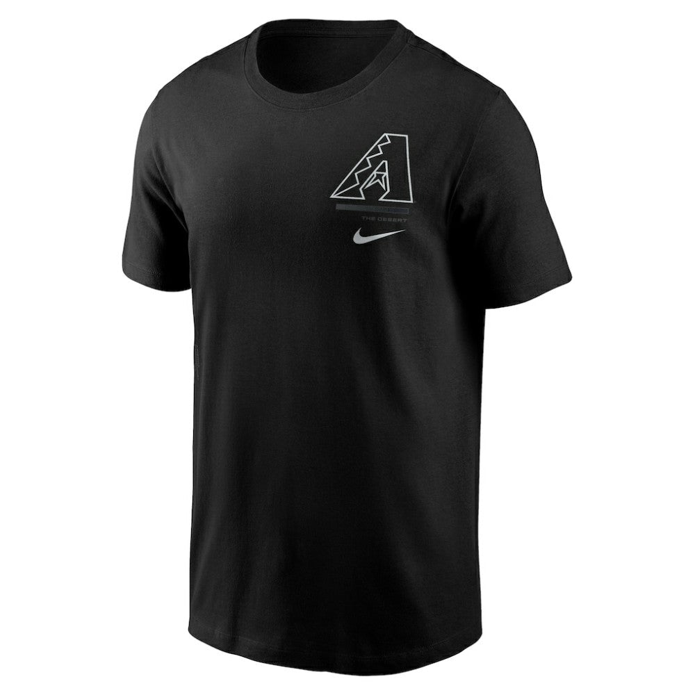 Arizona Diamondbacks Nike  Bar Loading T-Shirt - Black T-shirts