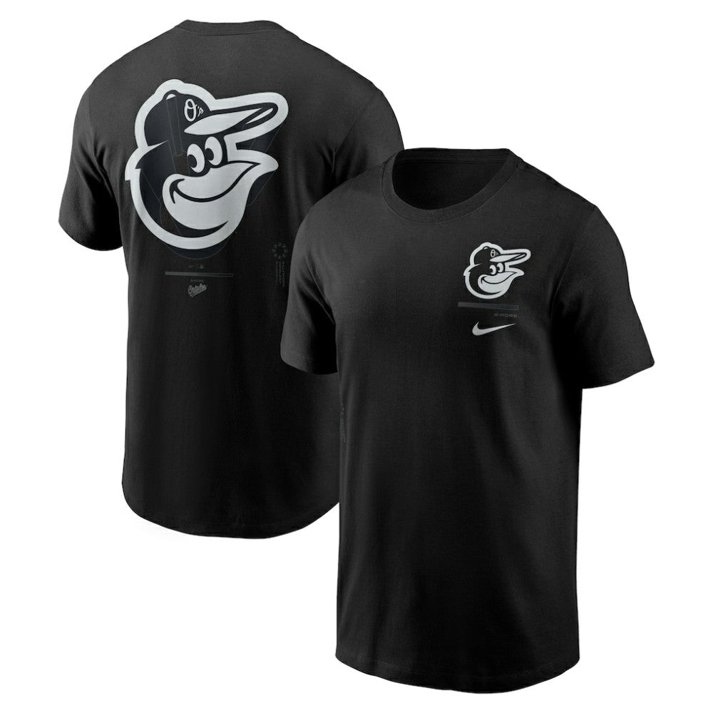 Baltimore Orioles Nike  Bar Loading T-Shirt - Black T-shirts