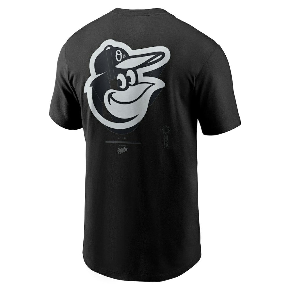 Baltimore Orioles Nike  Bar Loading T-Shirt - Black T-shirts