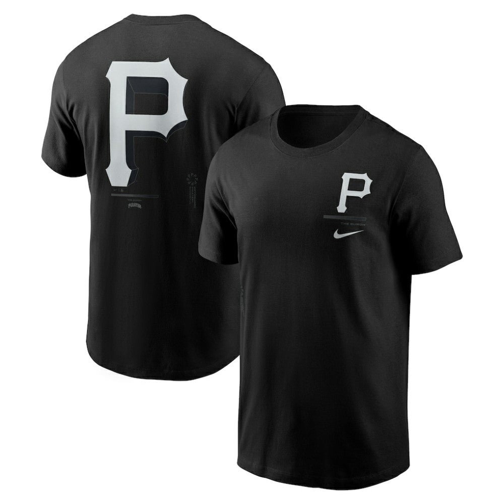 Pittsburgh Pirates Nike  Bar Loading T-Shirt - Black T-shirts