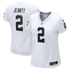 Ashton Jeanty Las Vegas Raiders Women's Game Jersey - White Jerseys