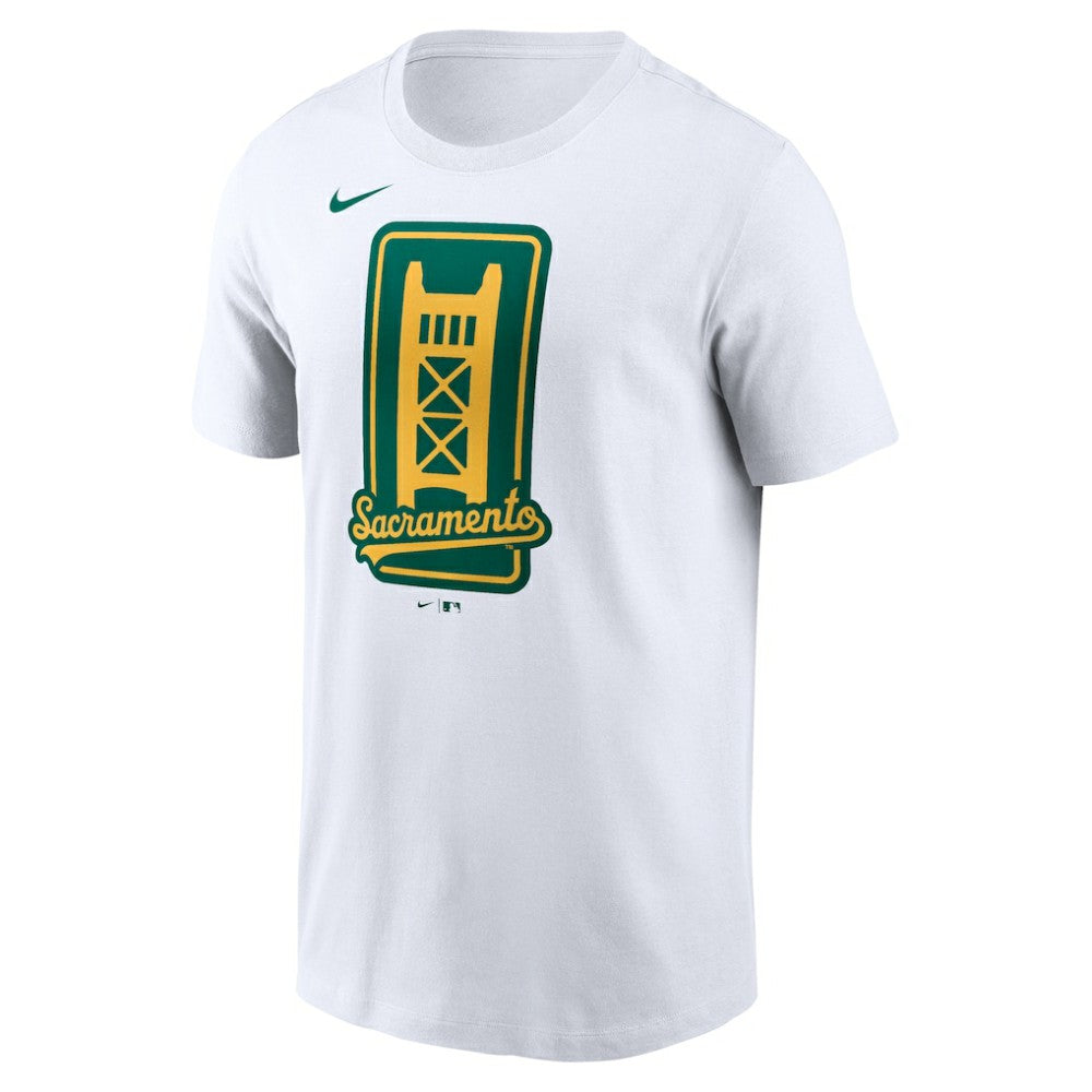 Athletics Nike Script T-Shirt - White T-shirts