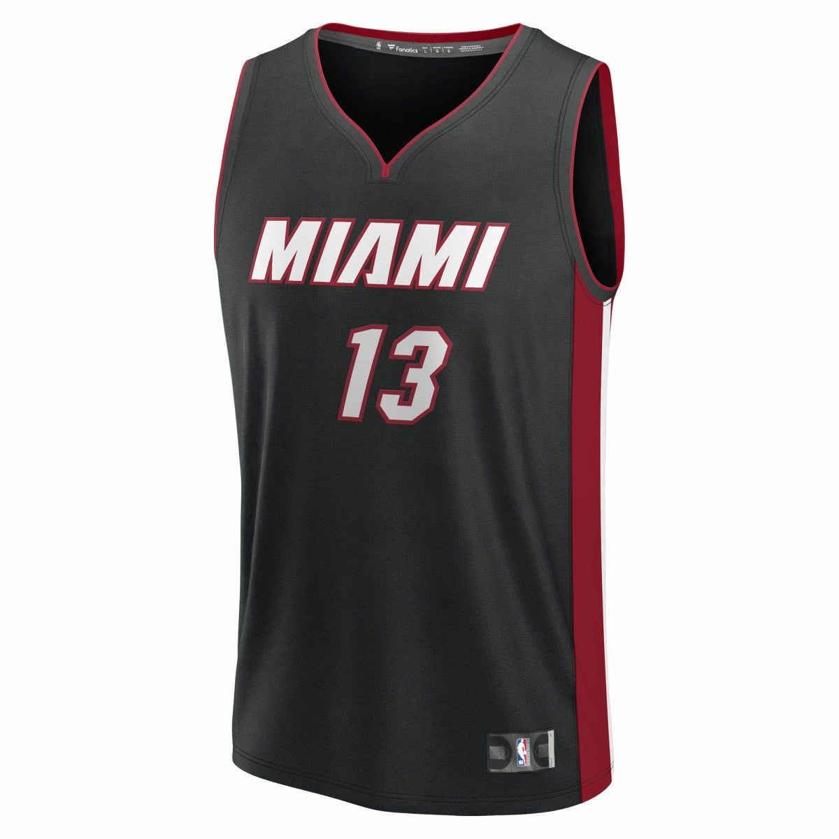 Bam Adebayo Miami Heat Youth Fast Break Replica Player Jersey Black Icon Edition - Fanatics