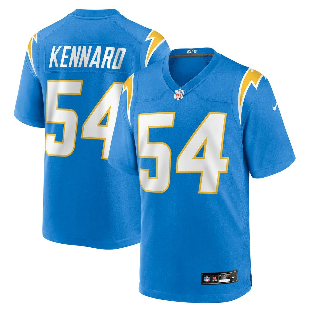 Kyle Kennard Los Angeles Chargers Team Game Jersey - Powder Blue Jerseys