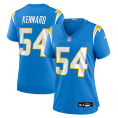 Kyle Kennard Los Angeles Chargers Women's Team Game Jersey - Powder Blue Jerseys