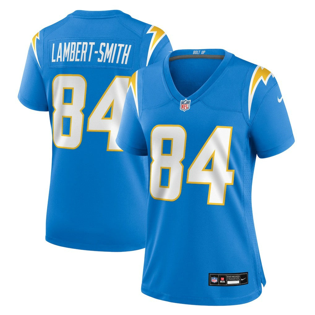 KeAndre Lambert-Smith Los Angeles Chargers Women's Team Game Jersey - Powder Blue Jerseys