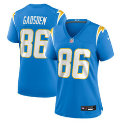 Oronde Gadsden Los Angeles Chargers Women's Team Game Jersey - Powder Blue Jerseys