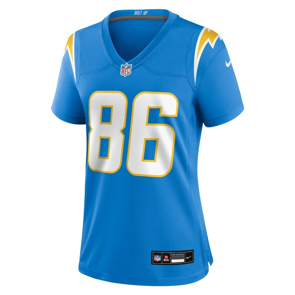 Oronde Gadsden Los Angeles Chargers Women's Team Game Jersey - Powder Blue Jerseys