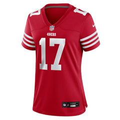 Jordan Watkins San Francisco 49ers Women's Team Game Jersey - Scarlet Jerseys