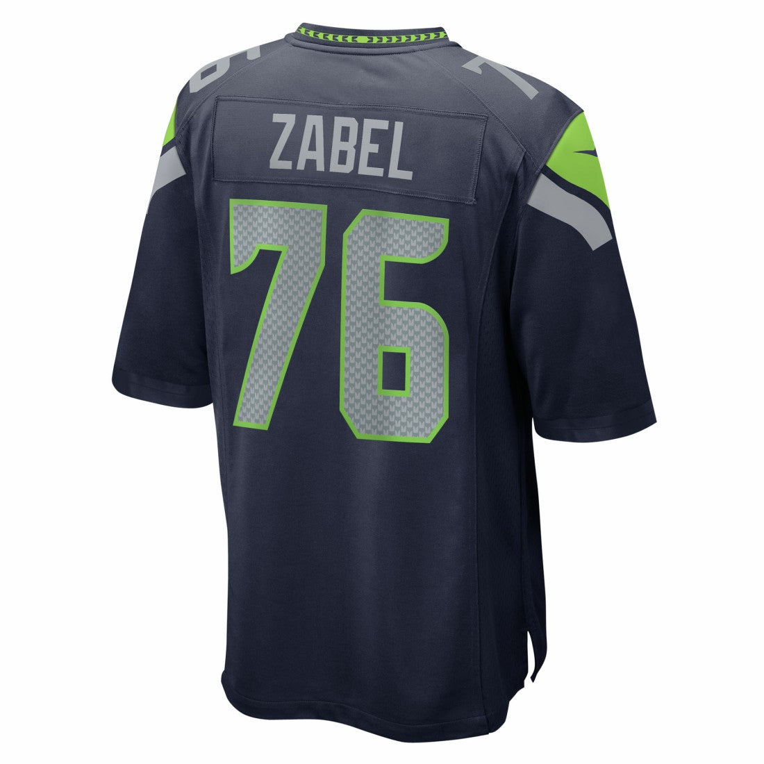 Grey Zabel Seattle Seahawks Team Game Jersey - College Navy Jerseys