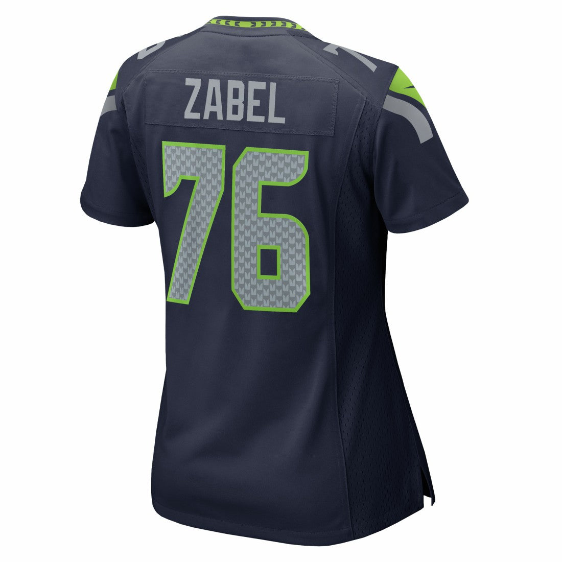 Grey Zabel Seattle Seahawks Women's Team Game Jersey - College Navy Jerseys