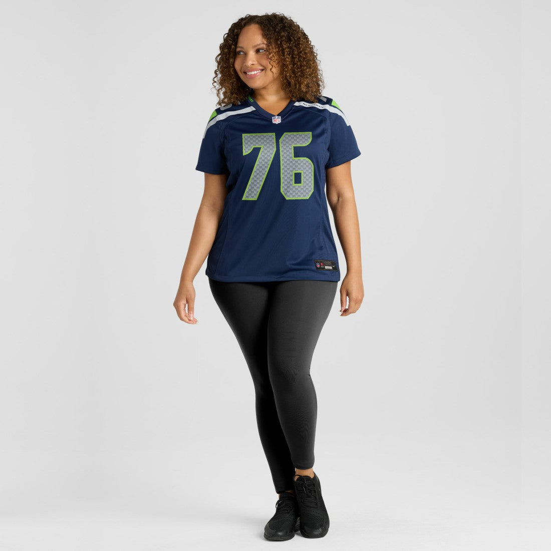 Grey Zabel Seattle Seahawks Women's Team Game Jersey - College Navy Jerseys