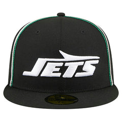 New York Jets New Era Soutache 59FIFTY Fitted Hat - Black Hats