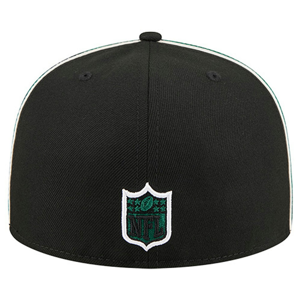 New York Jets New Era Soutache 59FIFTY Fitted Hat - Black Hats