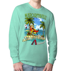 Arizona Diamondbacks Margaritaville Livin' for the Weekend Long Sleeve T-Shirt - Mint T-shirts