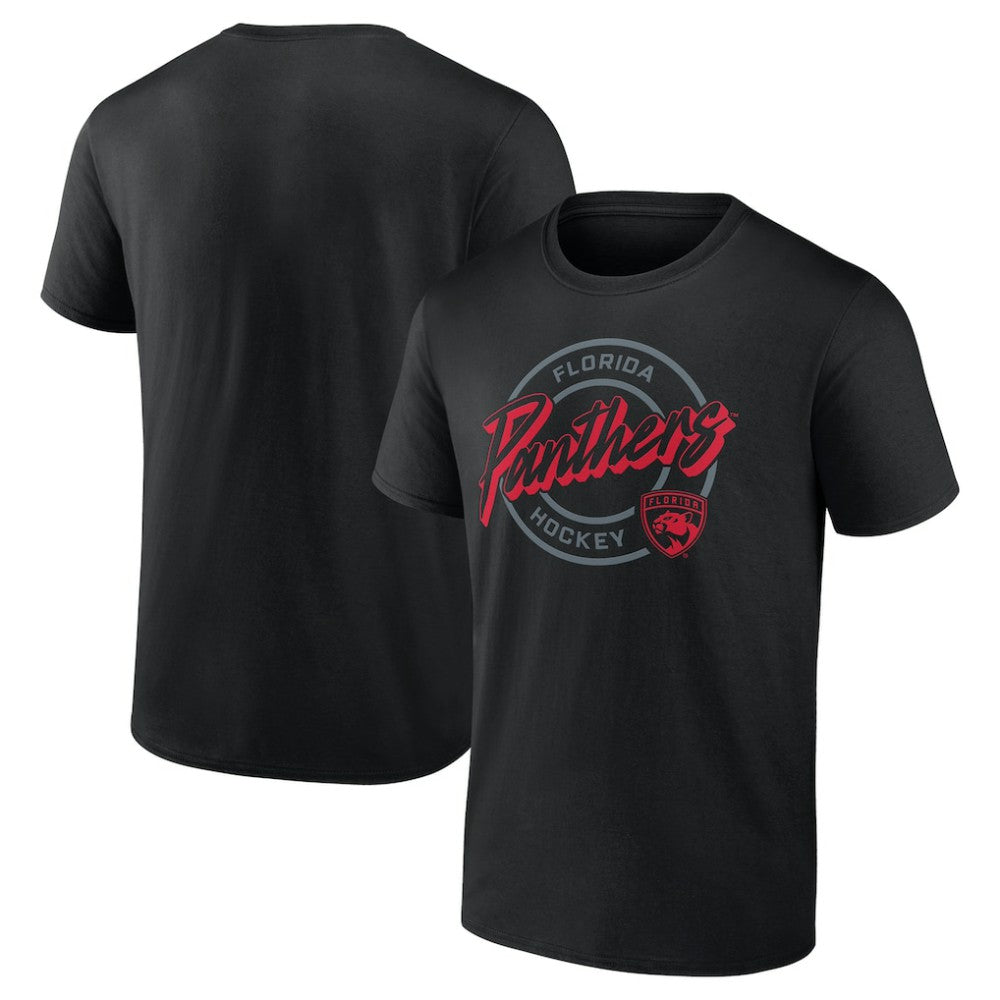 Florida Panthers Colorblock Puck T-Shirt - Black | US 203143851