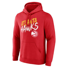 Atlanta Hawks Hustle Custom Pullover Hoodie Red outlet