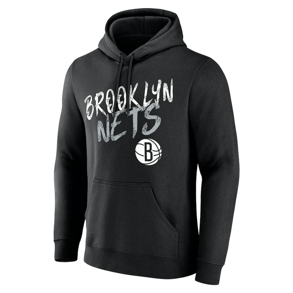 Brooklyn Nets Hustle Custom Pullover Hoodie Black outlet