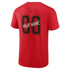 Chicago Bulls Hustle Custom T-Shirt Red