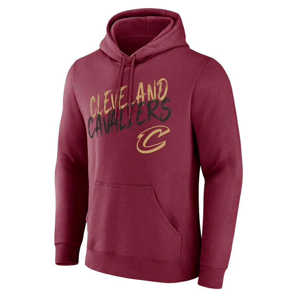 Cleveland Cavaliers Hustle Custom Pullover Hoodie Wine