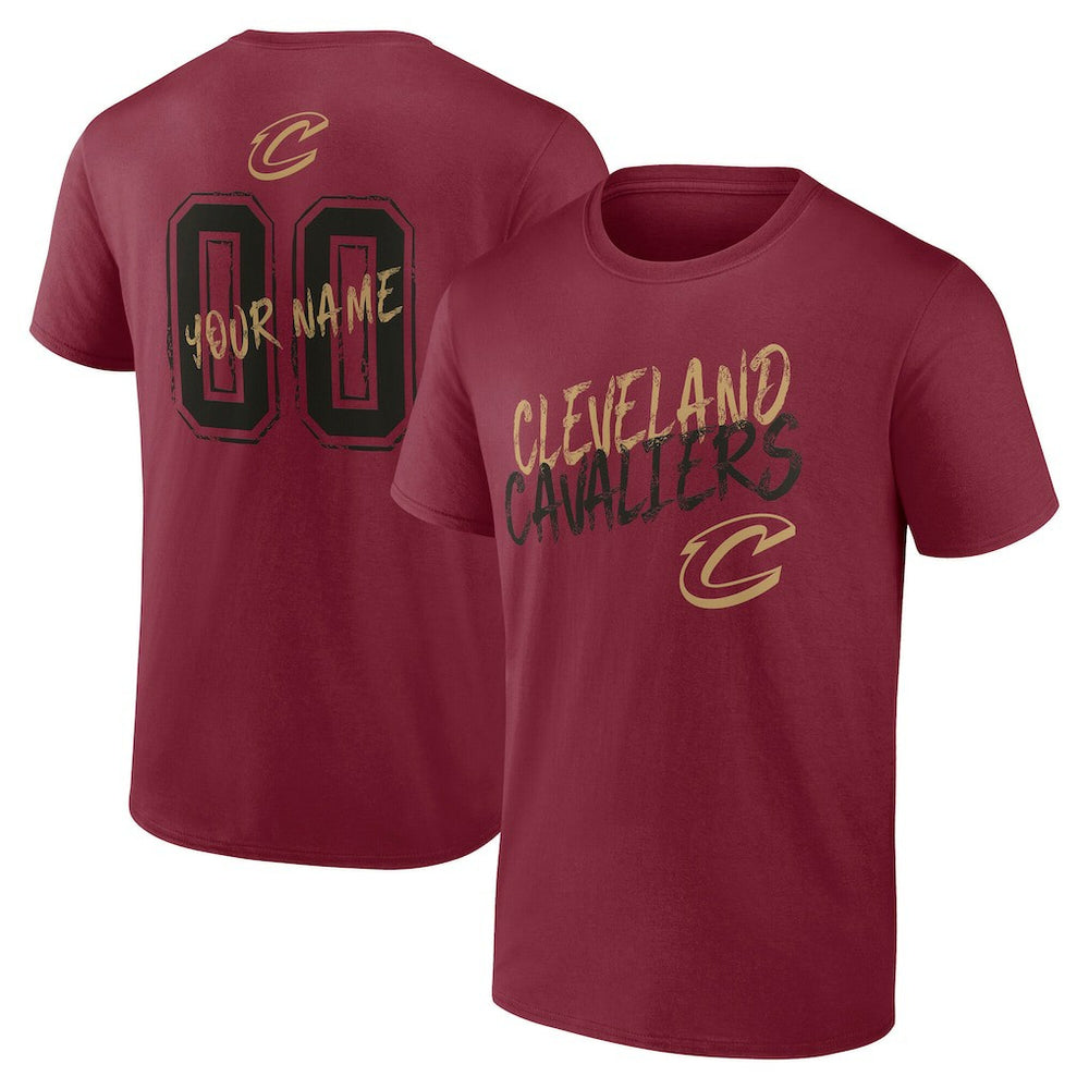 Cleveland Cavaliers Hustle Custom T-Shirt Wine