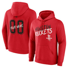 Houston Rockets Hustle Custom Pullover Hoodie Red outlet