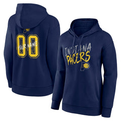 Indiana Pacers Women's Hustle Custom Pullover Hoodie Navy